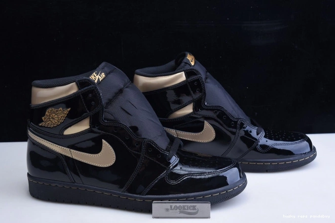 Cheap Husky 555088-032 AIR 1 JORDAN HIGH BLACK RETRO GOLD (2020) METALLIC 0818